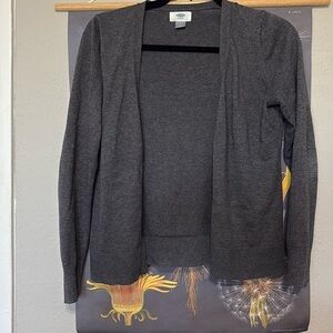 Grey old navy cardigan new used condition